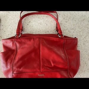 Red Coach bag
